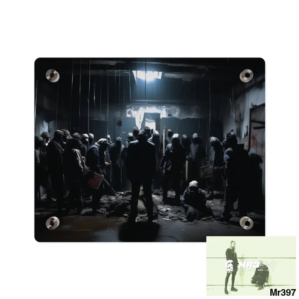 The Trap Death no 2 Flat 2628 days Covert Failures Ltd Edition no 22 Acrylic Wall Art Panels Home Decor