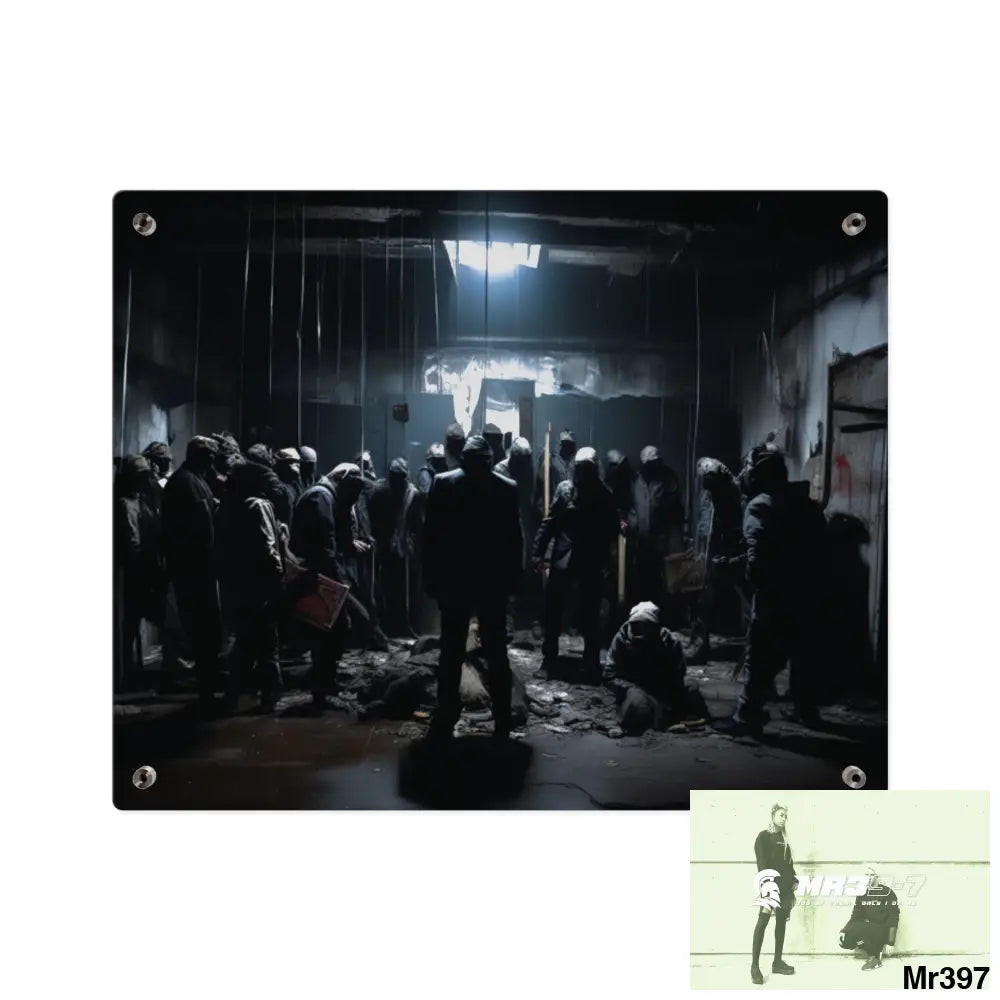 The Trap Death no 2 Flat 2628 days Covert Failures Ltd Edition no 22 Acrylic Wall Art Panels Home Decor