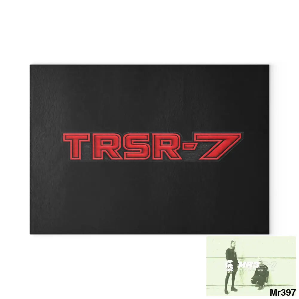 The TRSR-7 Glass Cutting Board 8’’ x 11’’ / Rectangle Home Decor