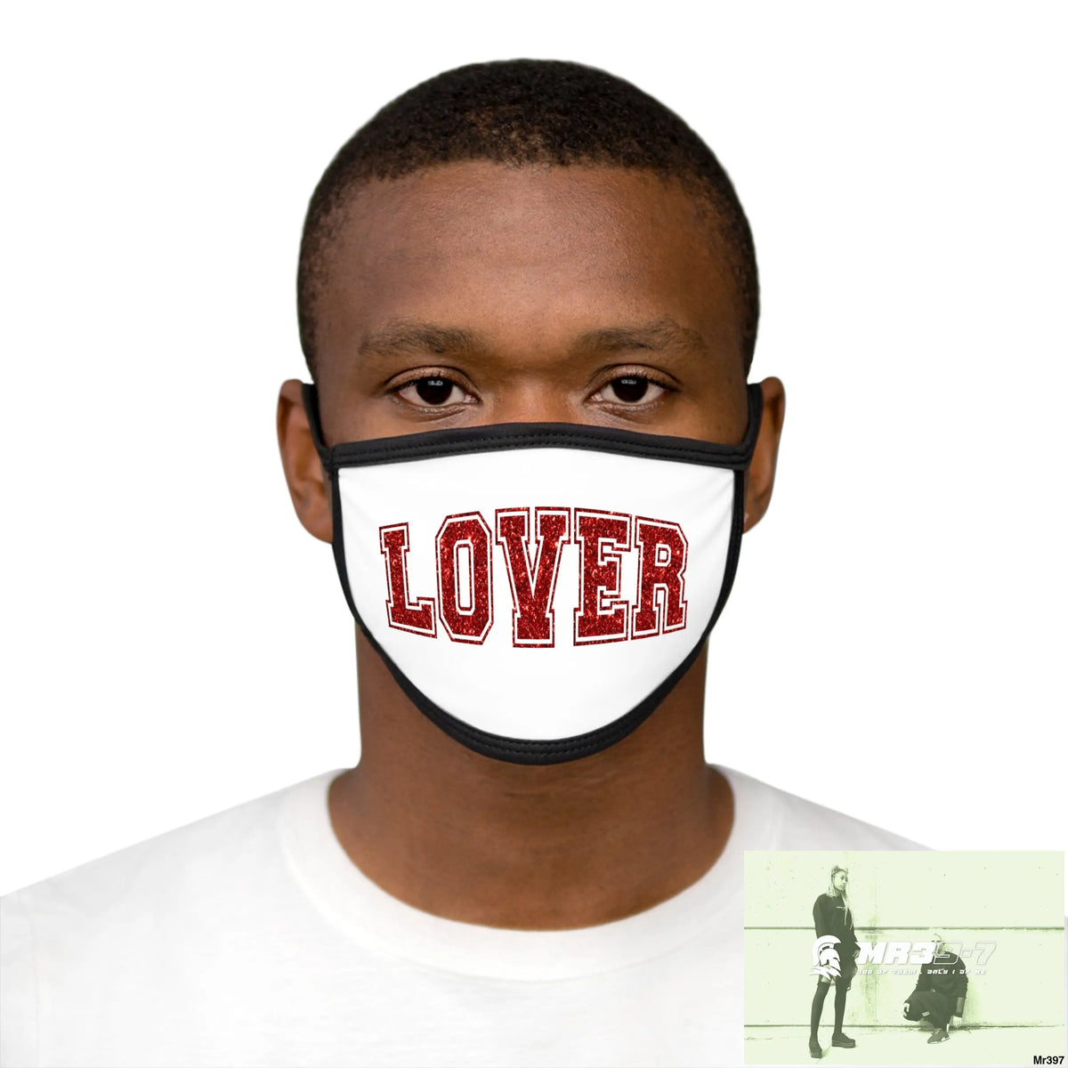 The Valentines or any time - Lover Mixed-Fabric Face Mask One size Accessories