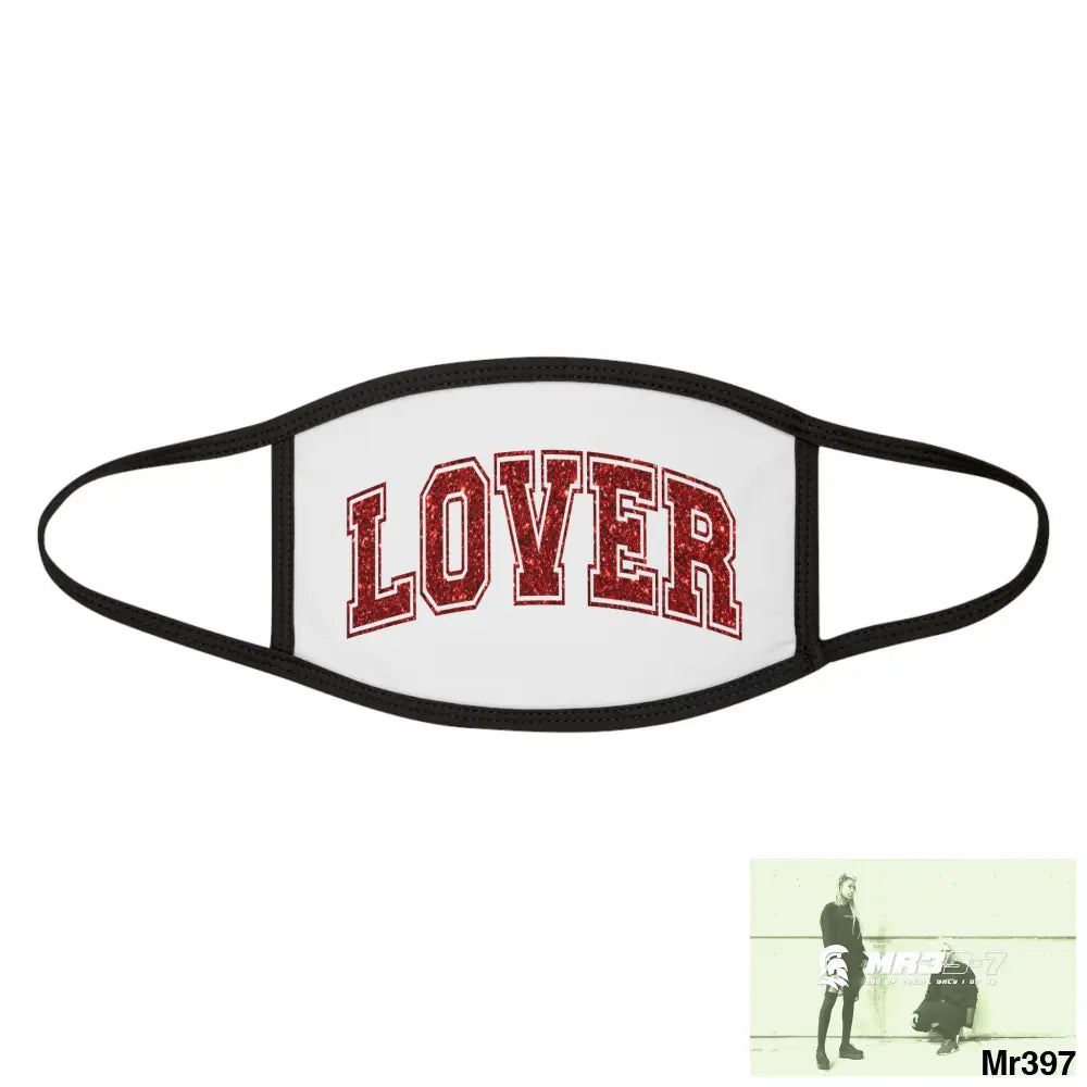 The Valentines or any time - Lover Mixed-Fabric Face Mask One size Accessories