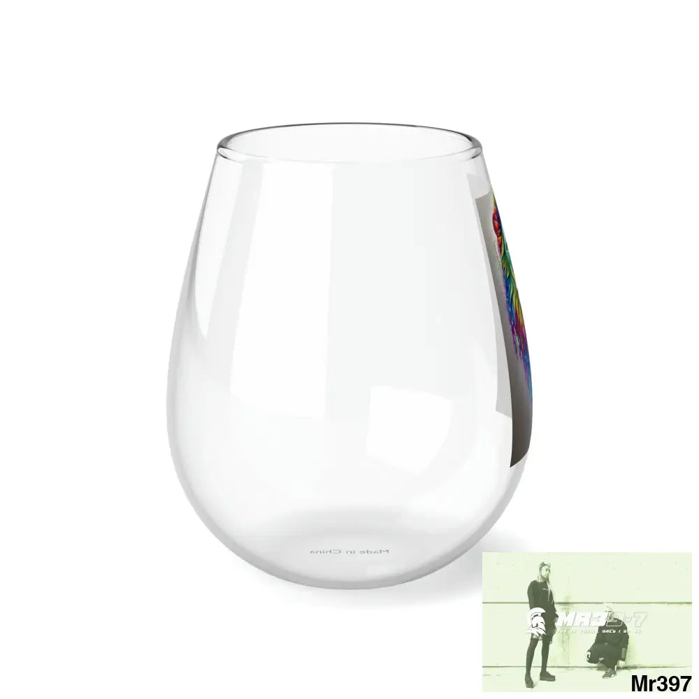 Translucent Rainbow Lion Stemless Wine Glass 11.75oz 11.75oz Mug