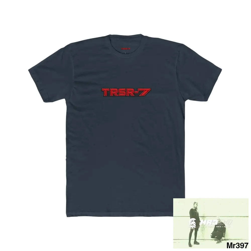 TRSR-7 Choose Life Men’s Cotton Crew Tee Solid Indigo / S T-Shirt