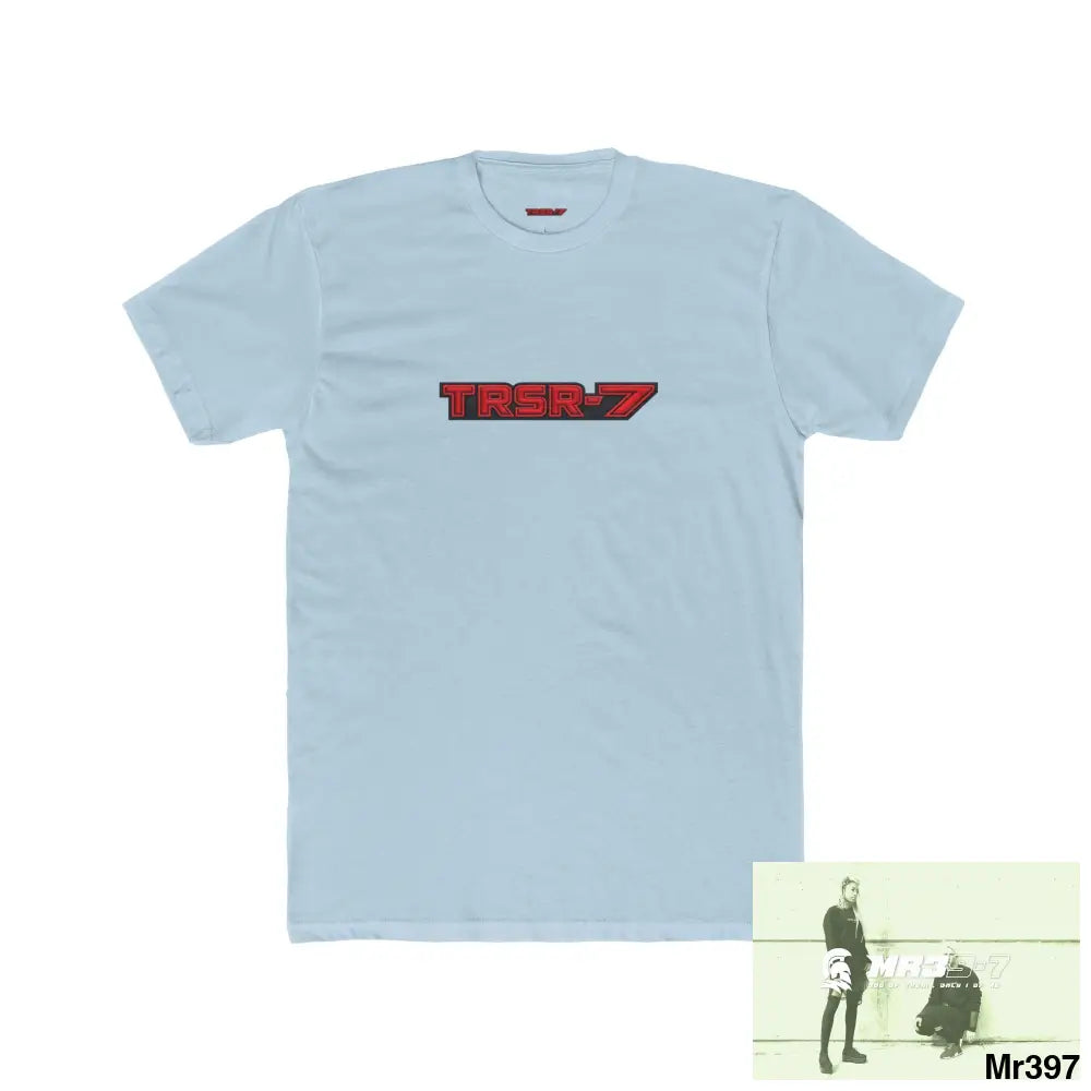 TRSR-7 Choose Life Men’s Cotton Crew Tee Solid Light Blue / S T-Shirt