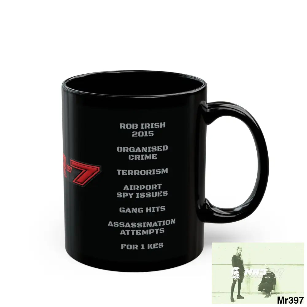 TRSR-7 Tier 0++ Kenya 2015 trip New AI Blog no21 Banksy inspired Themed 11oz Black Mug GB 11oz Mug