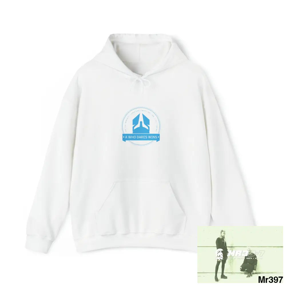 Unisex A Who Dares Wins I/We own predators Heavy Blend™ Hooded Sweatshirt White / M Hoodie
