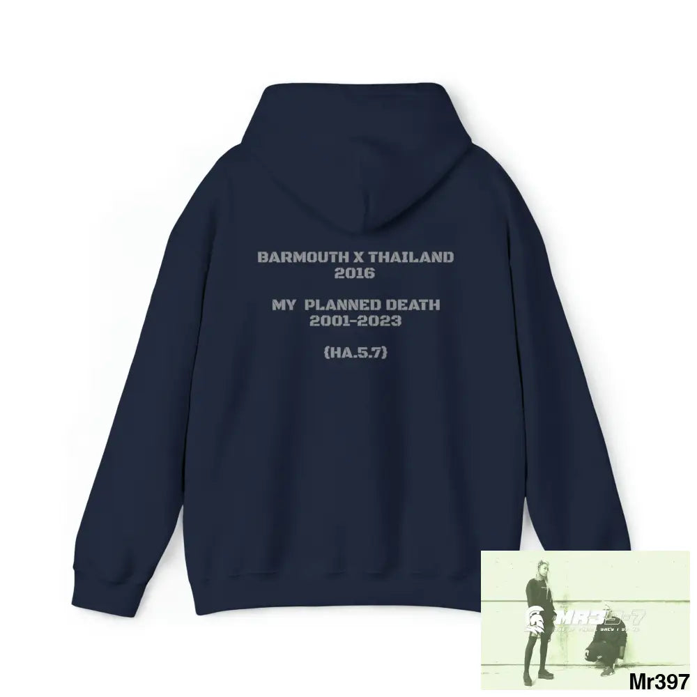 Unisex A1 4 A Reason 2001-2023 My Planned Death Barmouth X Thailand Heavy Blend™ Hooded Sweatshirt Hoodie