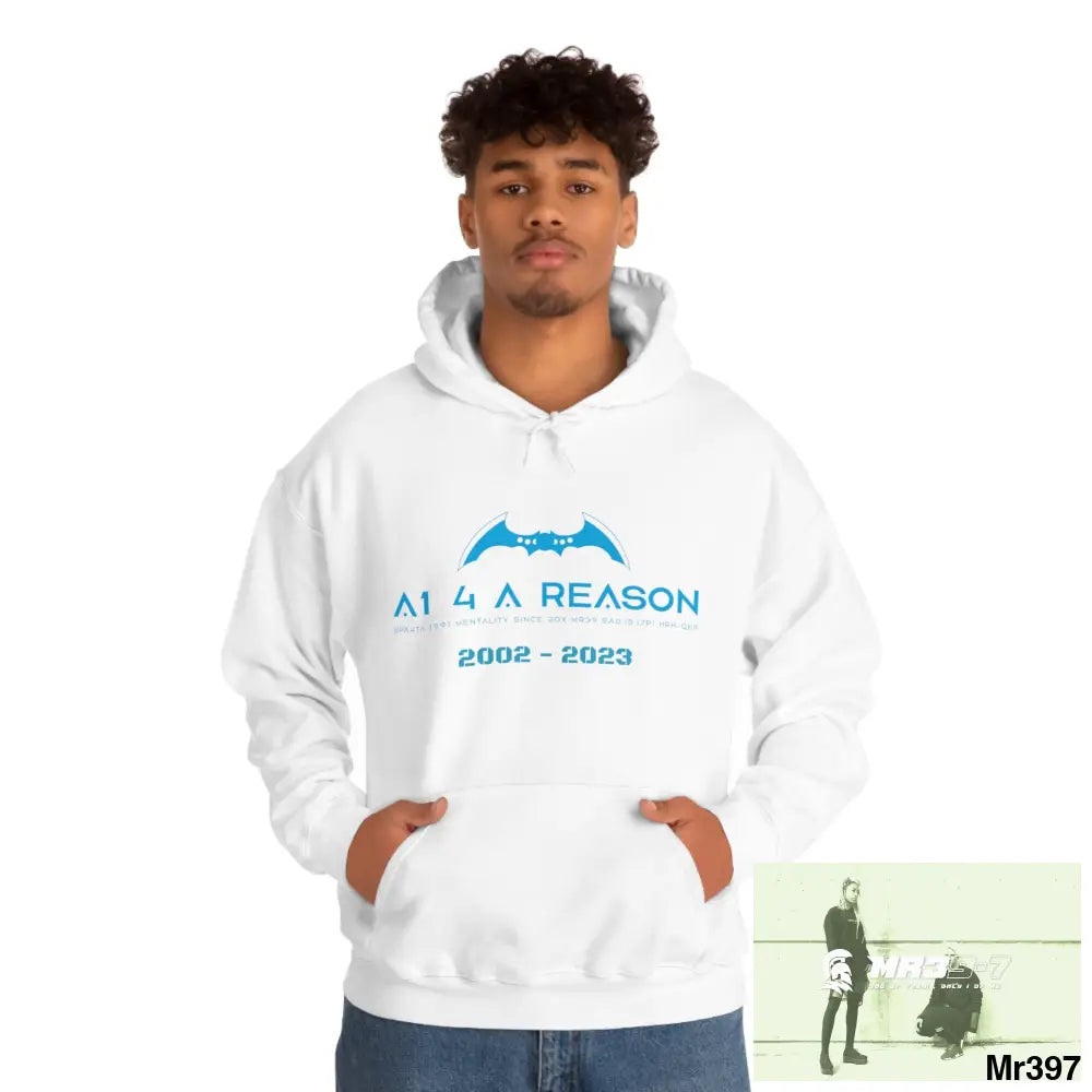 Unisex A1 4 A Reason Heavy Blend™ Hooded Sweatshirt White / M Hoodie