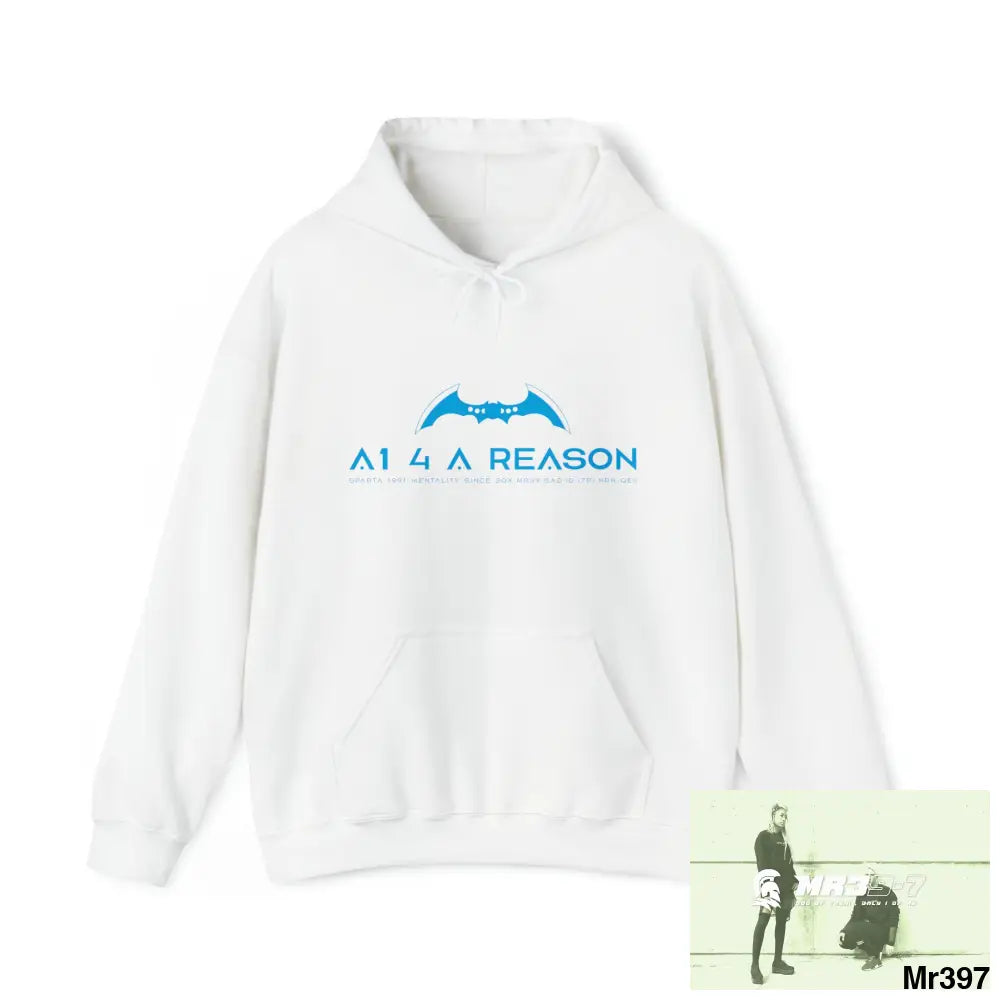Unisex A1 4 A Reason Telford & Wrekin (My Home from 2018) Heavy Blend™ Hooded Sweatshirt White / M Hoodie