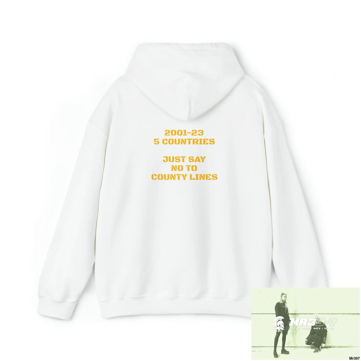 Unisex A1-Sparta 2001- 23 5 Countries Just Say No to County Lines Heavy Blend™ Hooded Sweatshirt Hoodie
