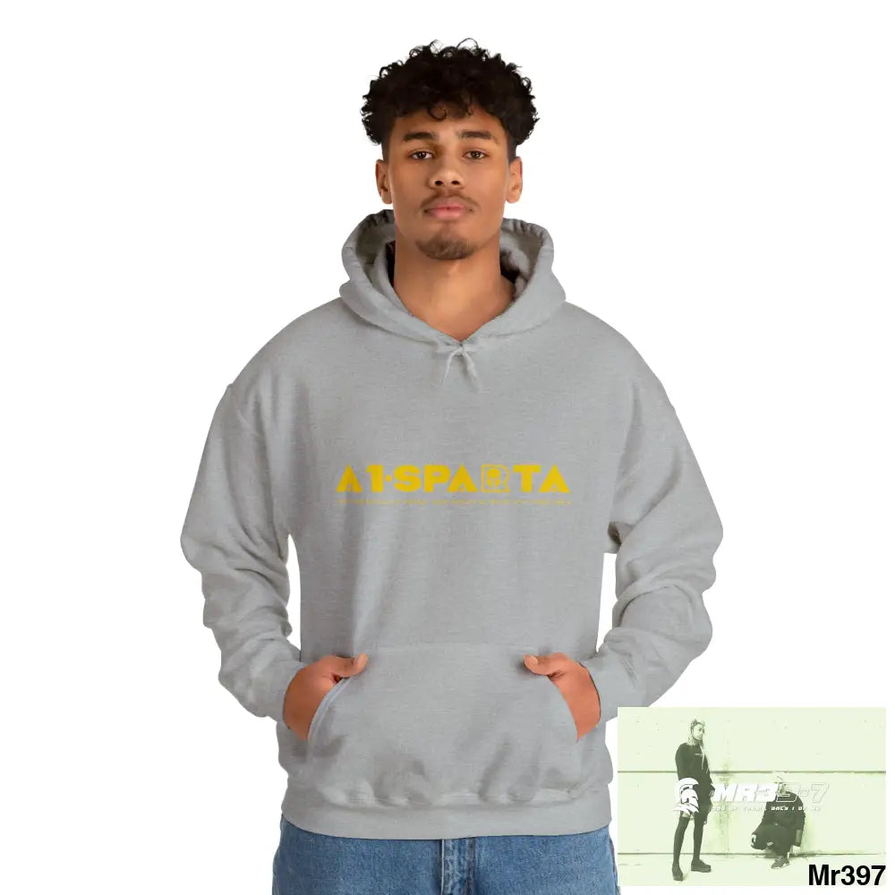 Unisex A1-Sparta 20X-12 Gwynedd Can I have My drugs Back Please ? + Fk off Heavy Blend™ Hooded Sweatshirt Sport Grey
