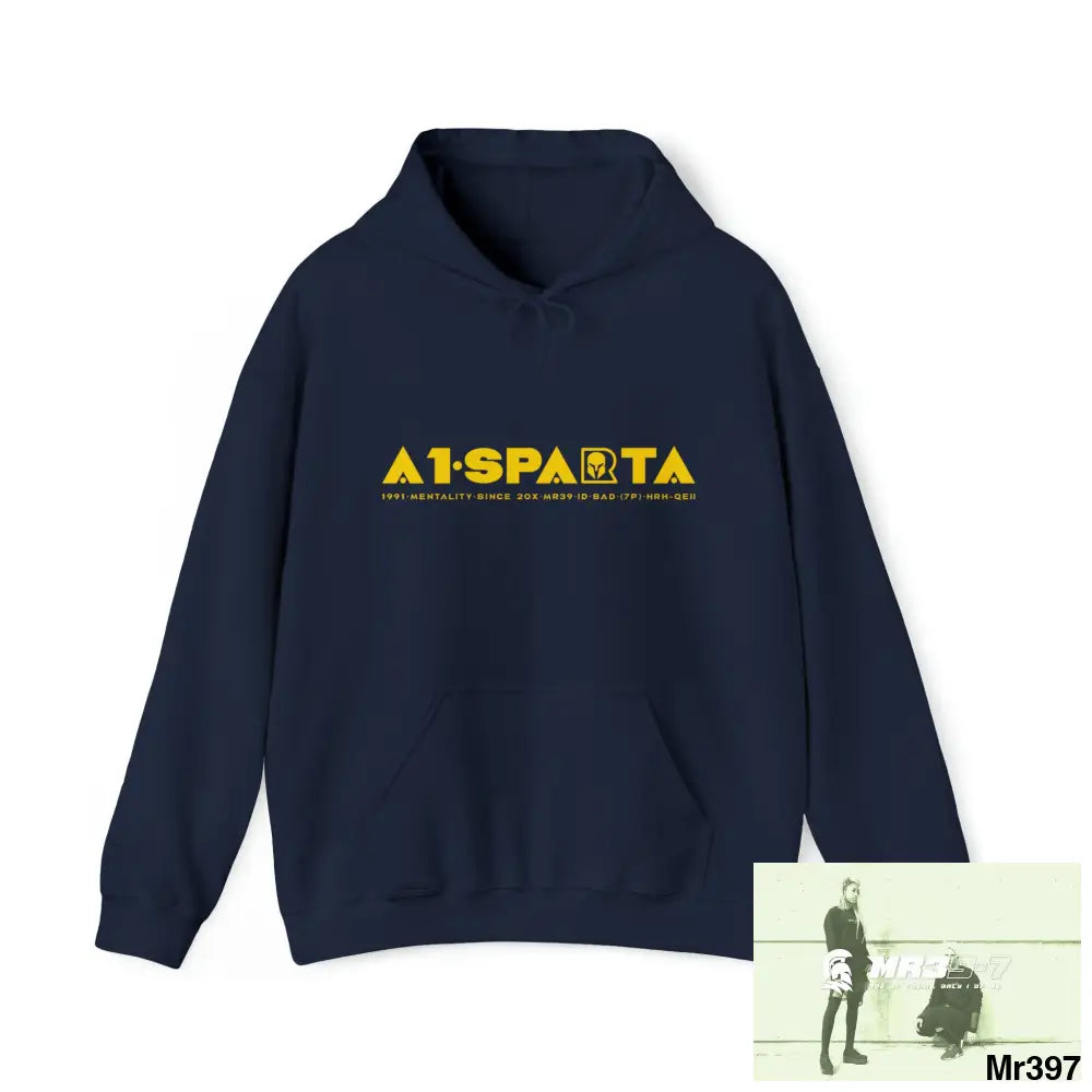 Unisex A1-Sparta 5 Countries See The Assassin’s Failed Heavy Blend™ Hooded Sweatshirt Navy / S Hoodie