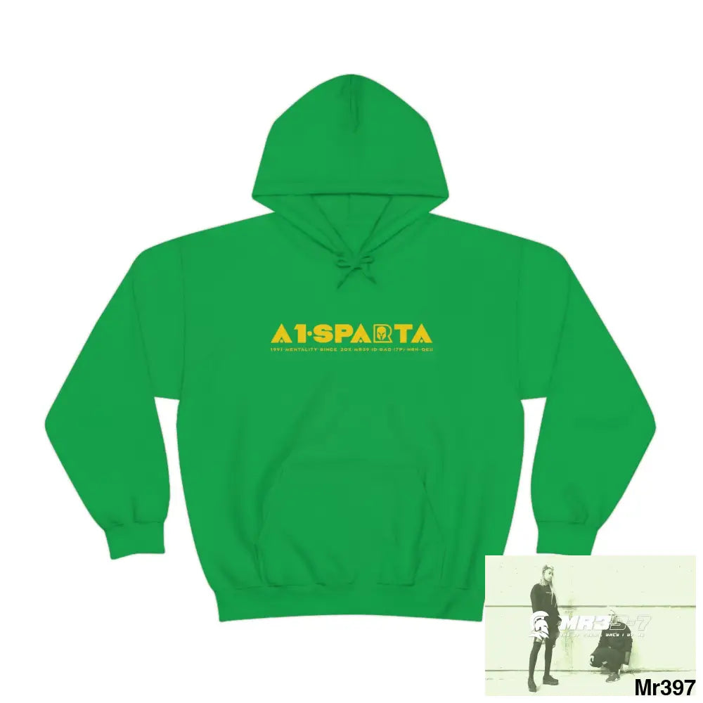 Unisex A1-Sparta Heavy Blend™ Hooded Sweatshirt Irish Green / S Hoodie
