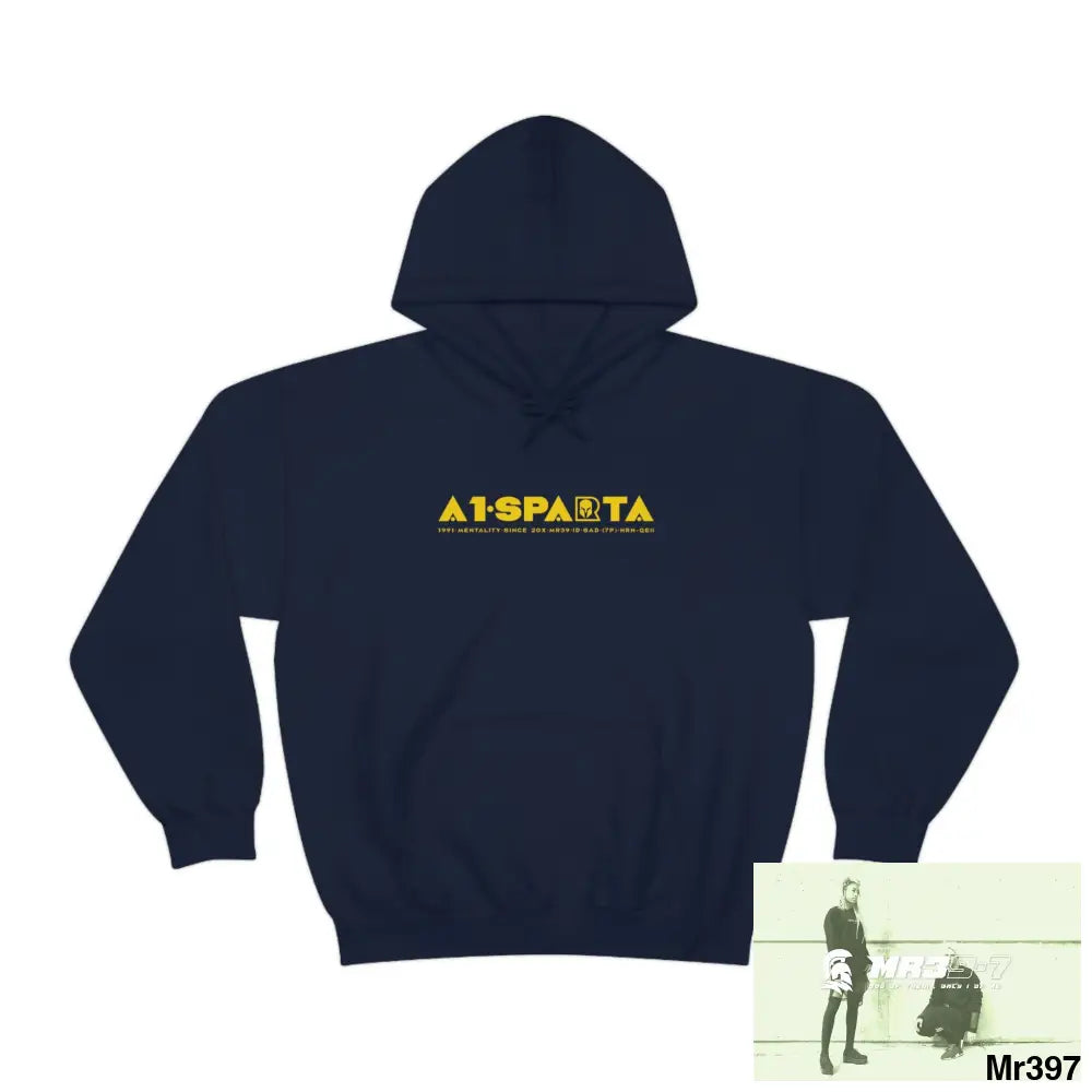 Unisex A1-Sparta Heavy Blend™ Hooded Sweatshirt Navy / S Hoodie