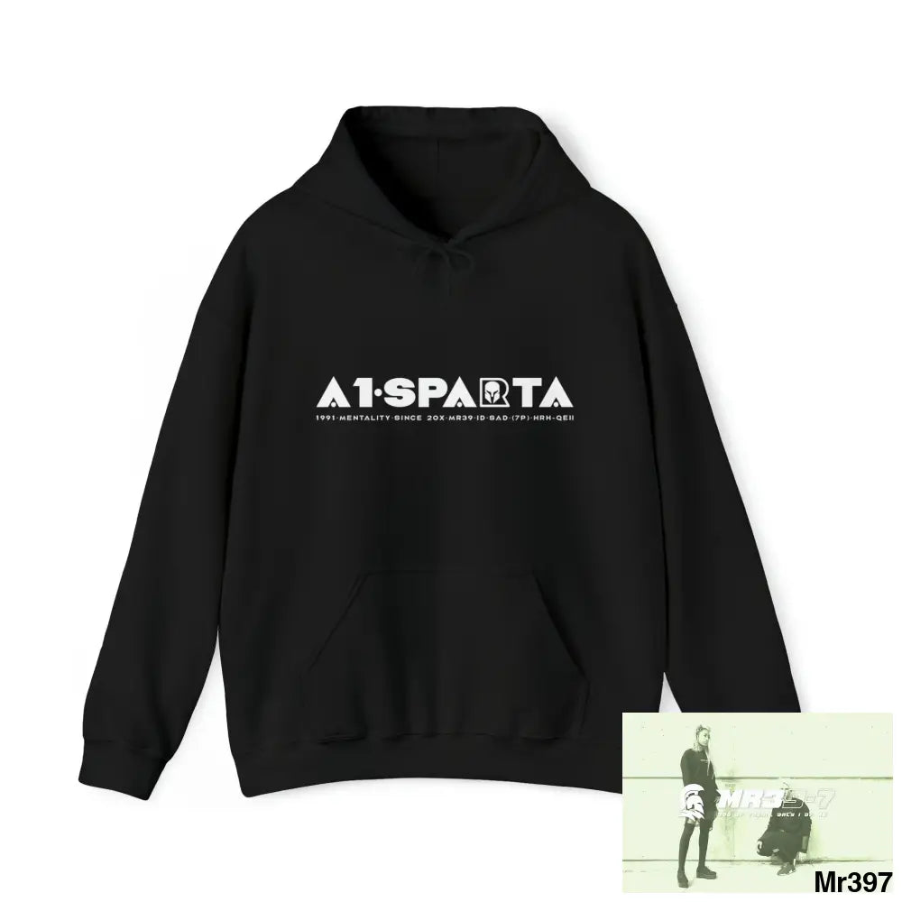Unisex A1-Sparta Thailand 04 to 20X Mt snowdon link up SAS My Birthday death not Heavy Blend™ Hooded Sweatshirt Black