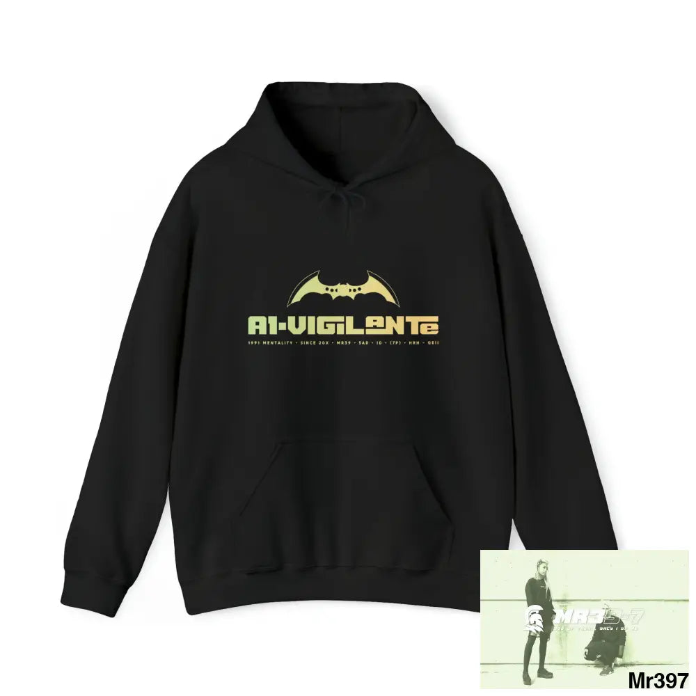 Unisex A1-Vigiante I /We own Predators Heavy Blend™ Hooded Sweatshirt Black / S Hoodie