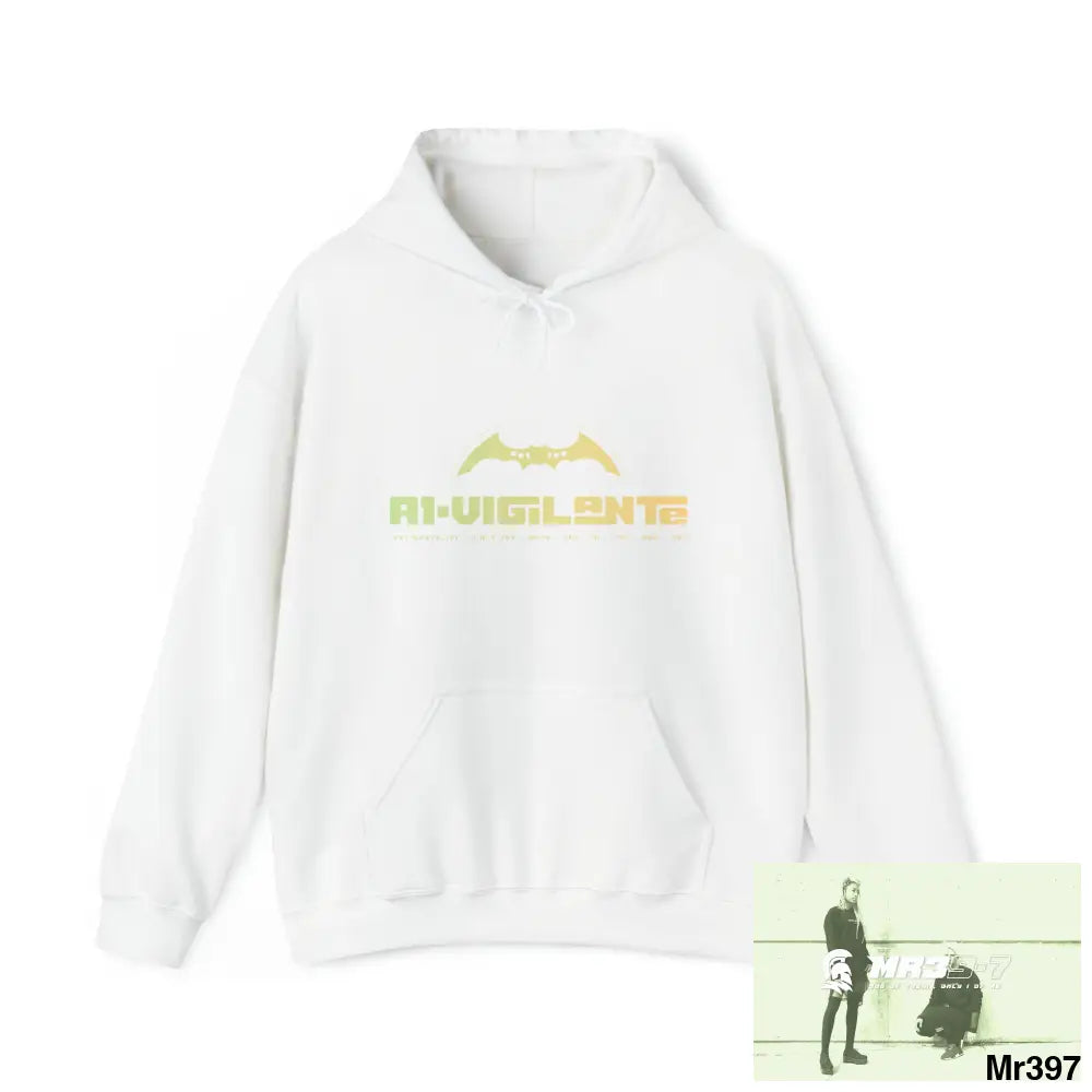 Unisex A1-Vigiante I /We own Predators Heavy Blend™ Hooded Sweatshirt White / M Hoodie