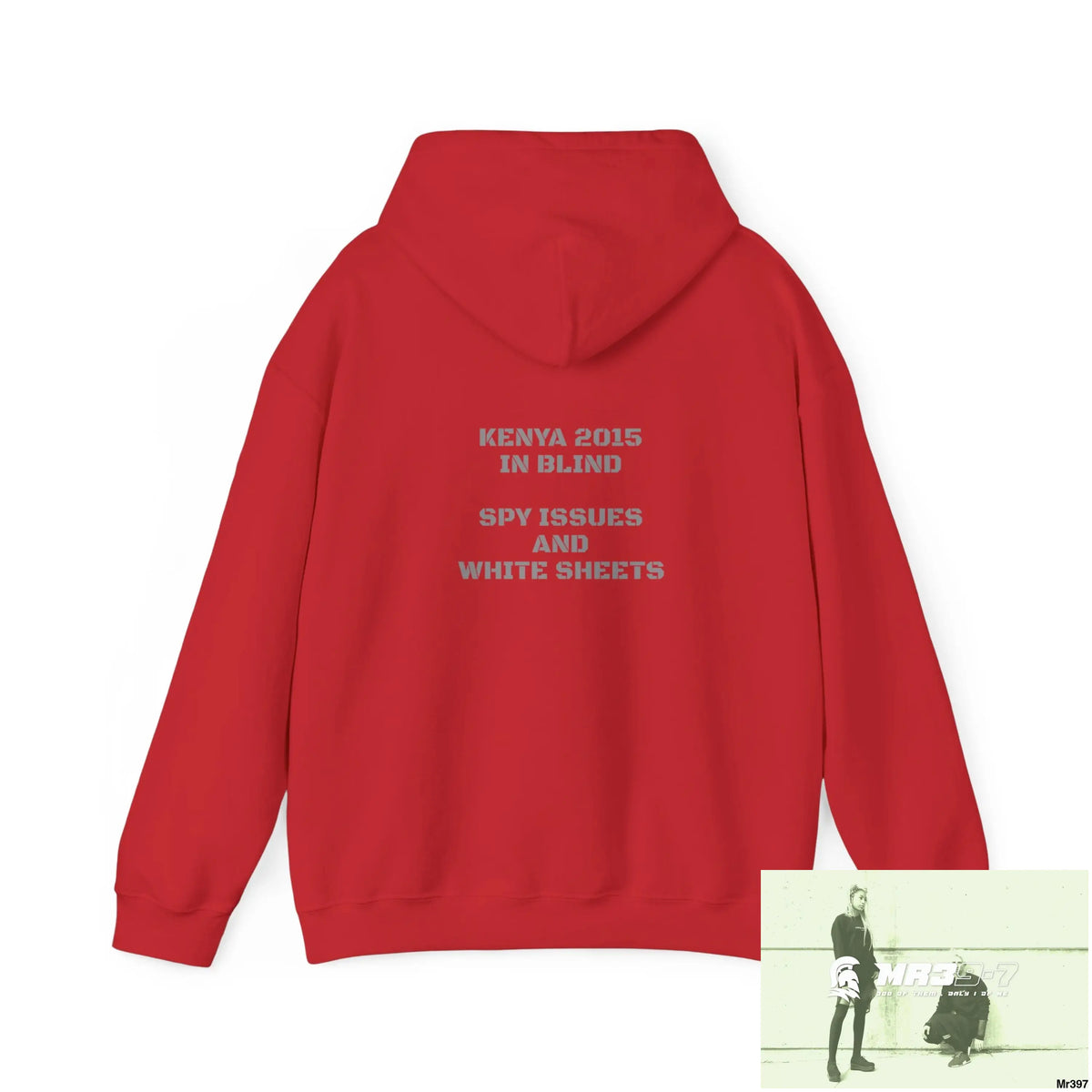 Unisex A1-Vigilante In blind Kenya Spy Issues & sheets Heavy Blend™ Hooded Sweatshirt Hoodie