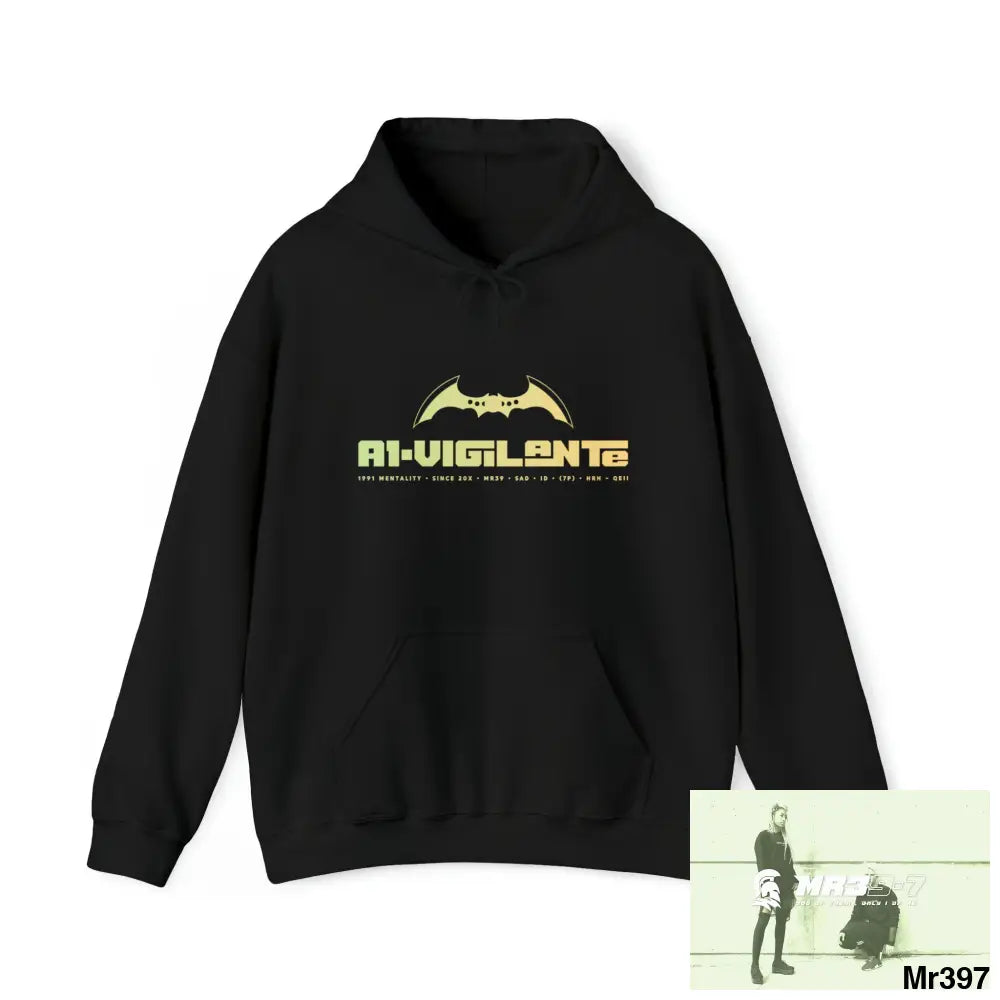 Unisex A1-Vigilante Thailand 04 to 20X Mt Snowdon link up SAS My Birthday death not Heavy Blend™ Hooded Sweatshirt
