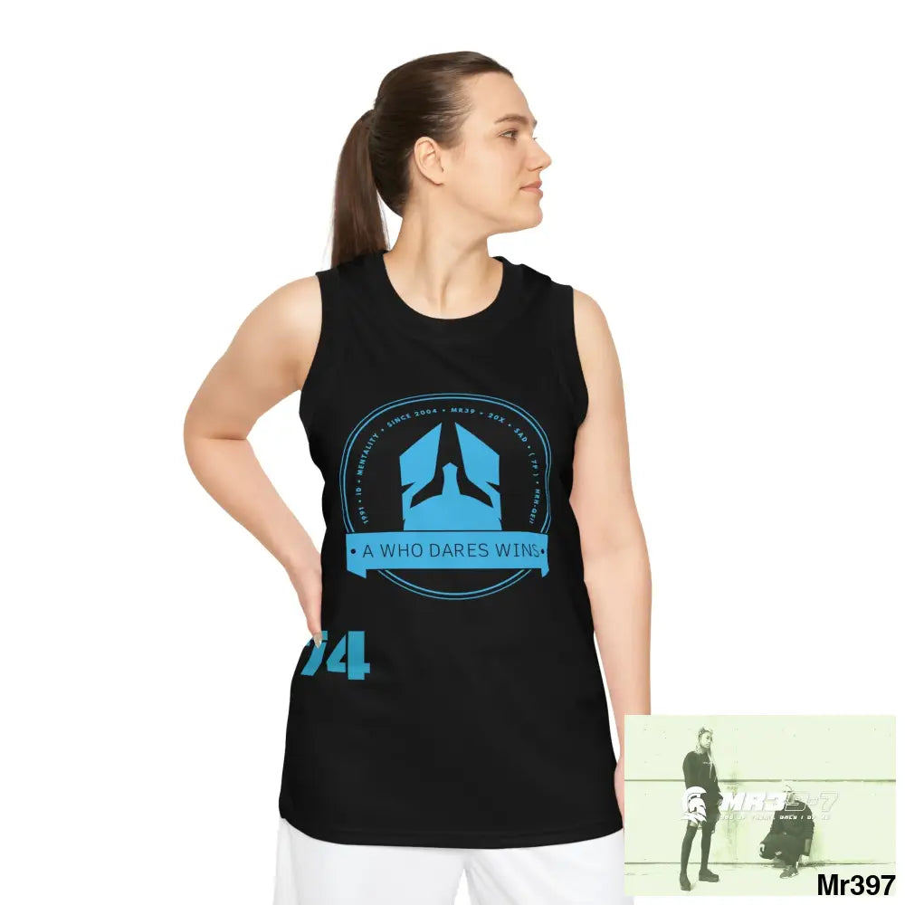 Unisex A1-Who Dares Wins Basketball Jersey (AOP) All Over Prints