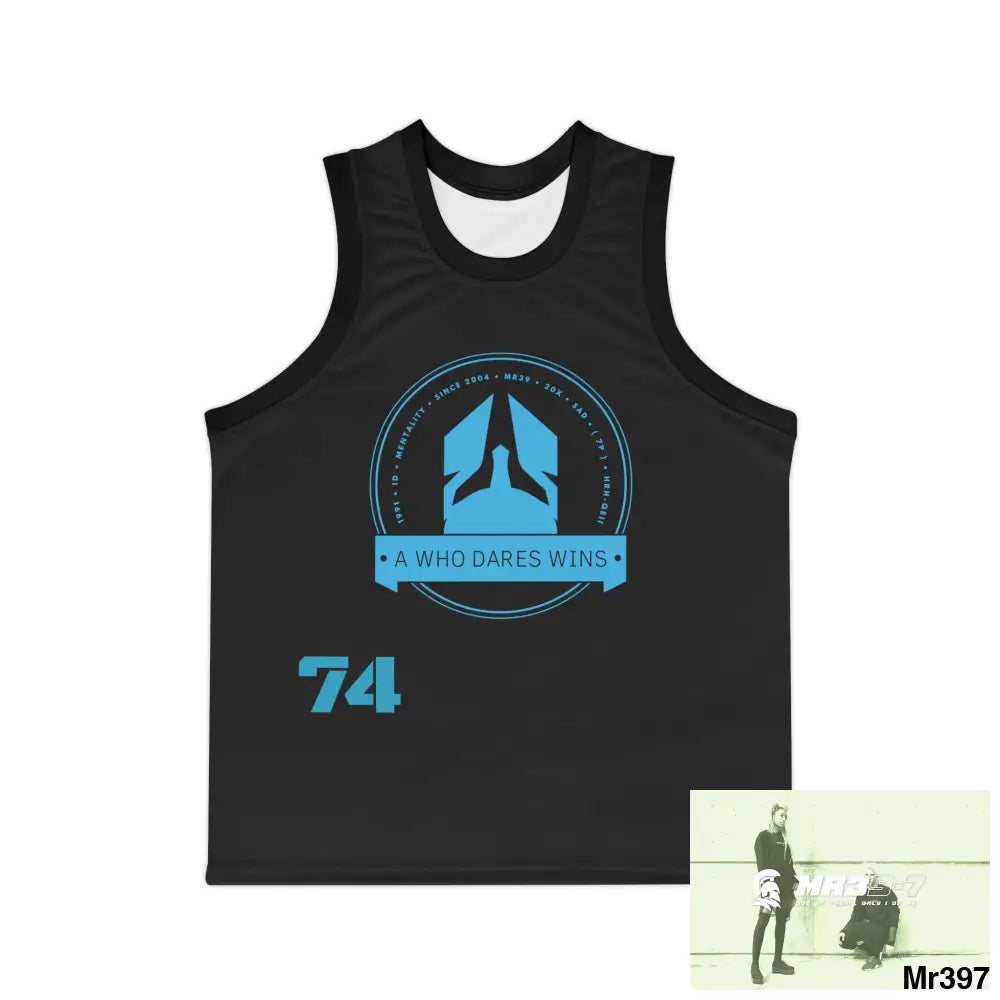 Unisex A1-Who Dares Wins Basketball Jersey (AOP) All Over Prints