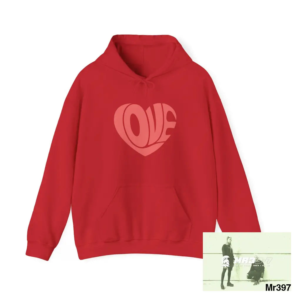 Unisex Love Heavy Blend™ Hooded Sweatshirt Red / M Hoodie