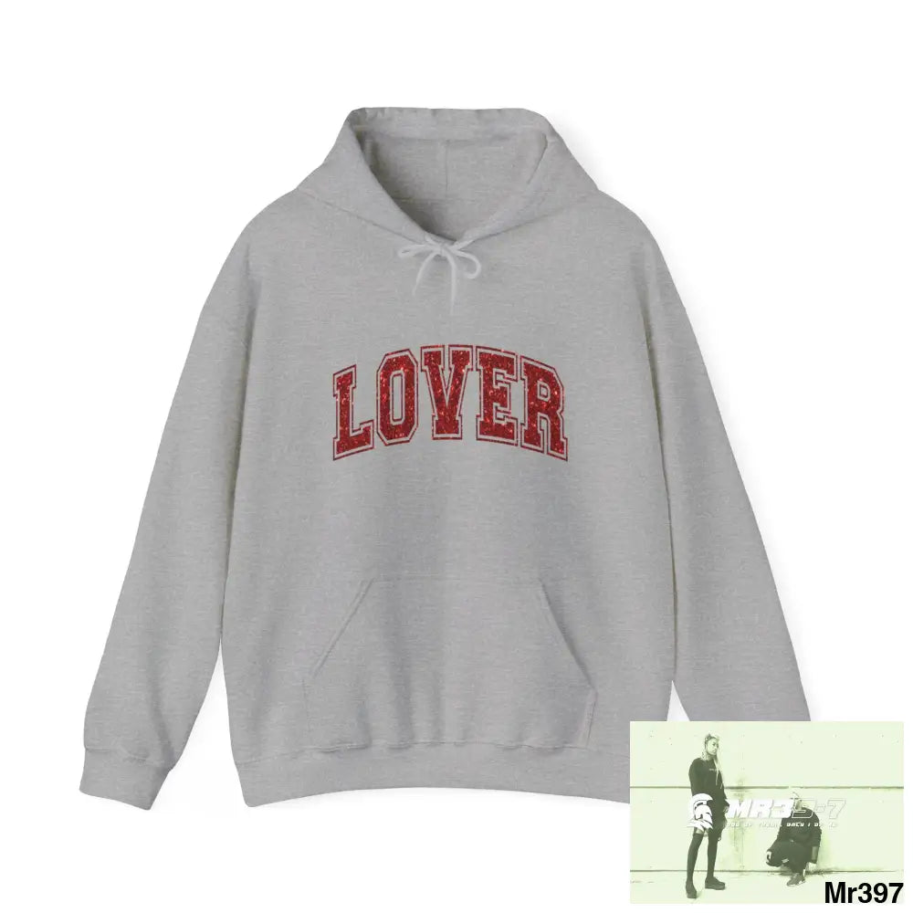 Unisex Lover Glitter Heavy Blend™ Hooded Sweatshirt Sport Grey / M Hoodie