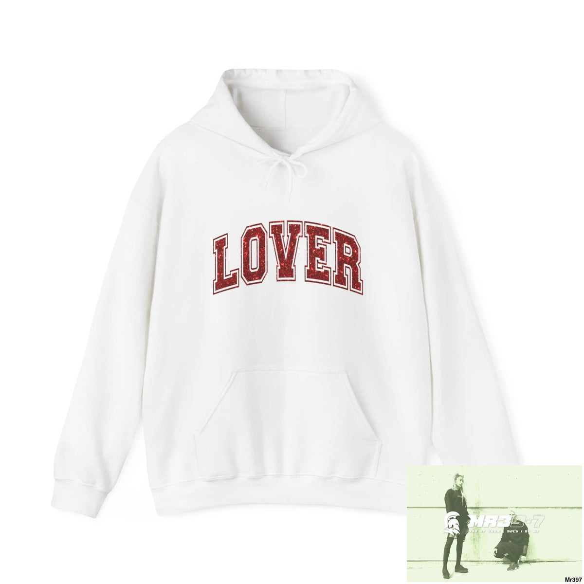 Unisex Lover Glitter Heavy Blend™ Hooded Sweatshirt White / M Hoodie