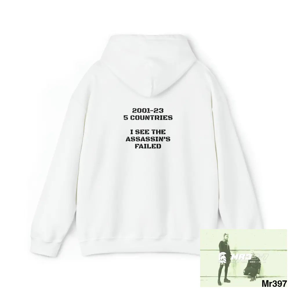 Unisex MR39-7 2001-23 I See The Assassin’s Failed Heavy Blend™ Hooded Sweatshirt Hoodie