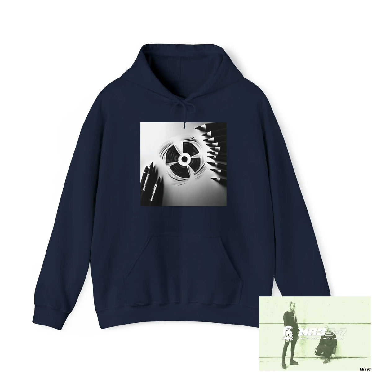 Unisex Radiation DAHAB 2014 Heavy Blend™ Hooded Sweatshirt Navy / S Hoodie
