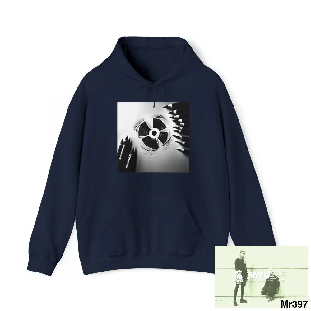 Unisex Radiation DAHAB 2014 Heavy Blend™ Hooded Sweatshirt Navy / S Hoodie