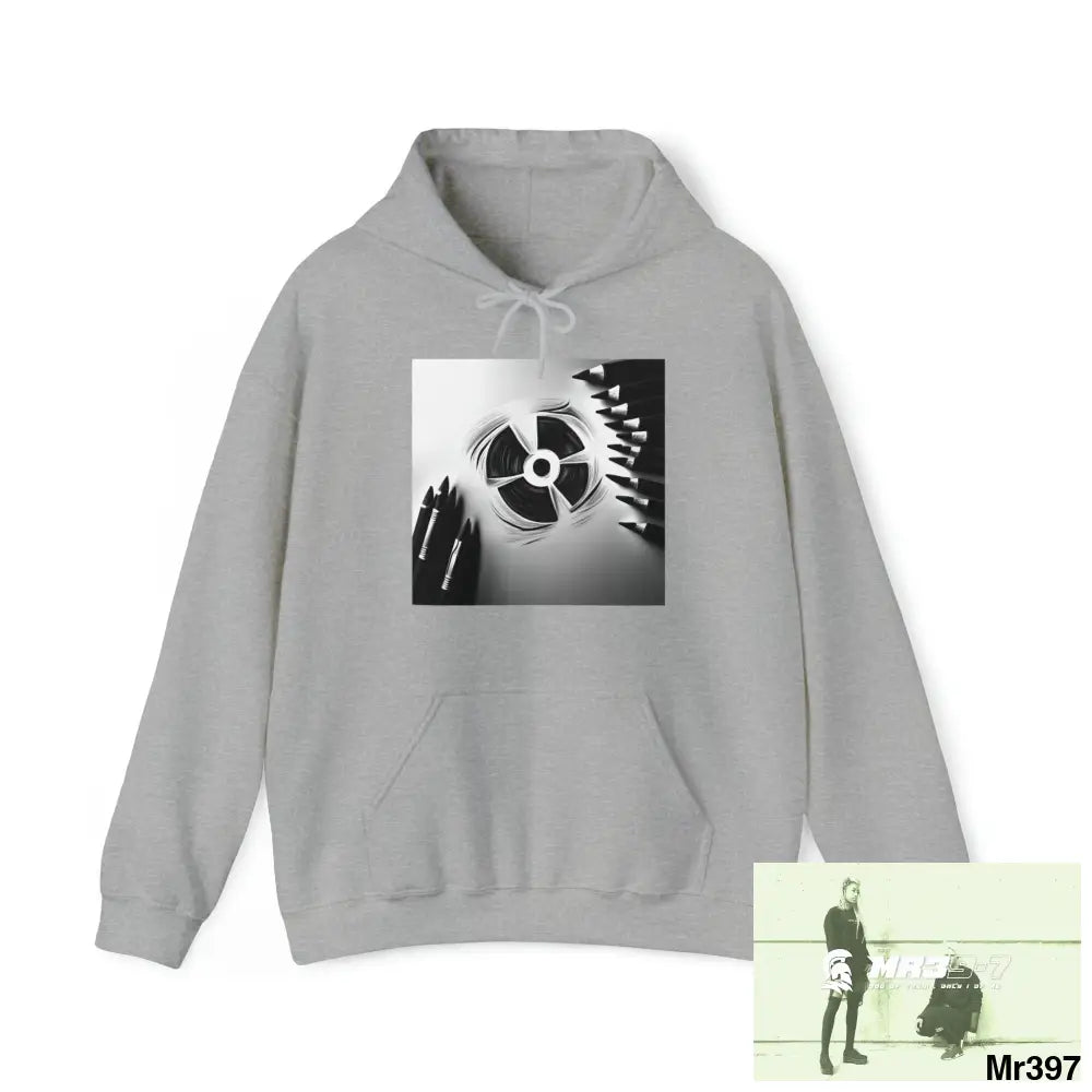 Unisex Radiation DAHAB 2014 Heavy Blend™ Hooded Sweatshirt Sport Grey / S Hoodie