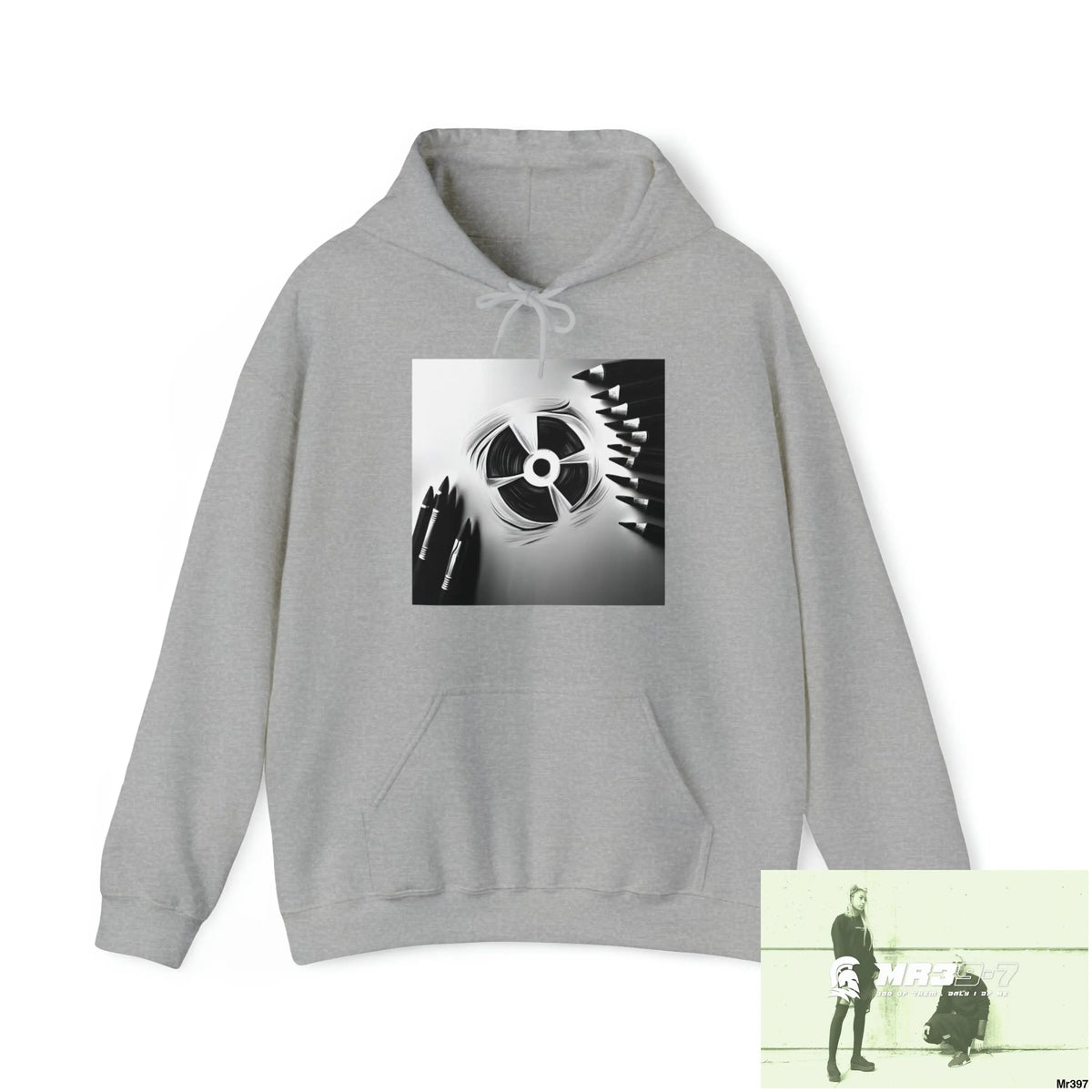 Unisex Radiation DAHAB 2014 Heavy Blend™ Hooded Sweatshirt Sport Grey / S Hoodie