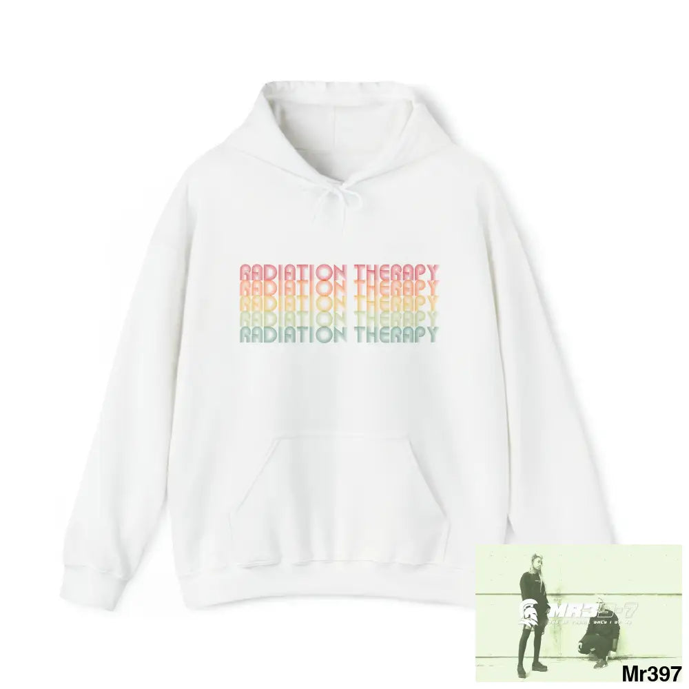 Unisex Radiation Therapy Dahab in Blind 2014 Military Grade Pick Me Up Heavy Blend™ Hooded Sweatshirt White / S Hoodie