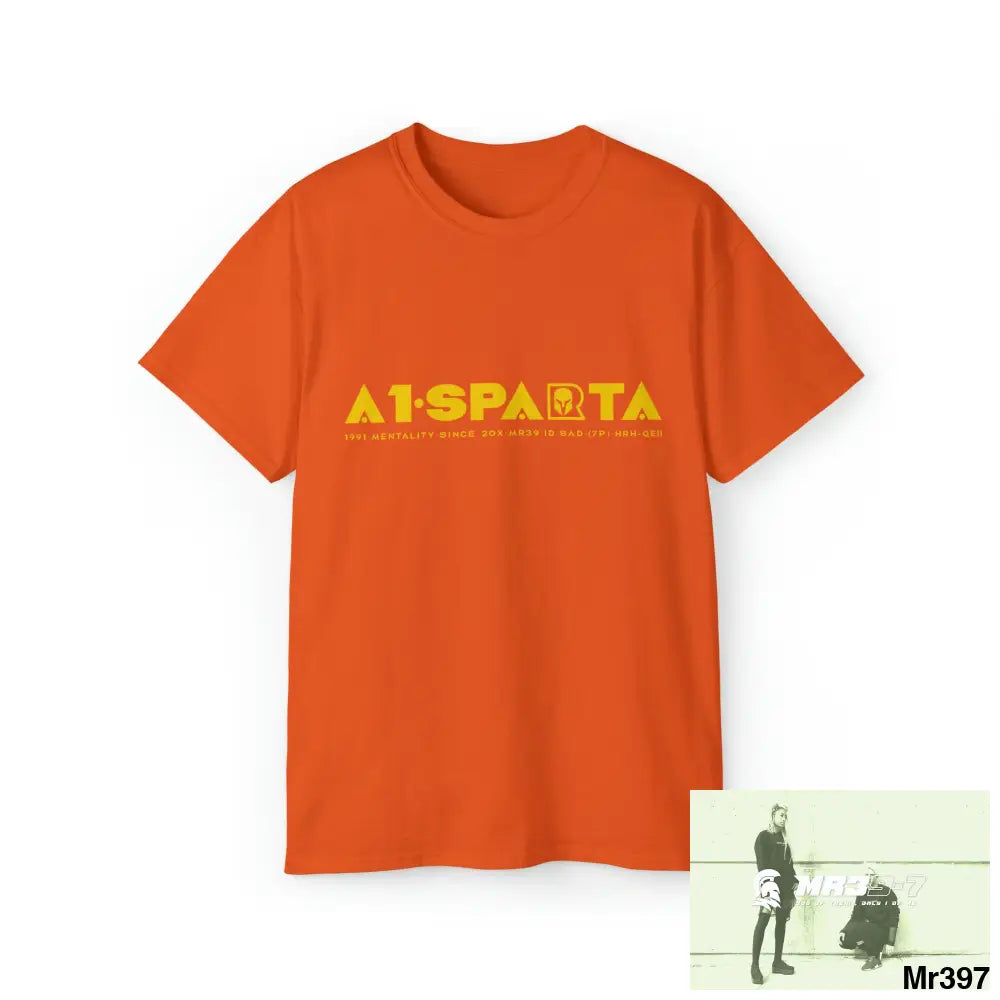 Unisex Ultra Cotton Tee A1•SPARTA VIGILANTE Orange / S T-Shirt