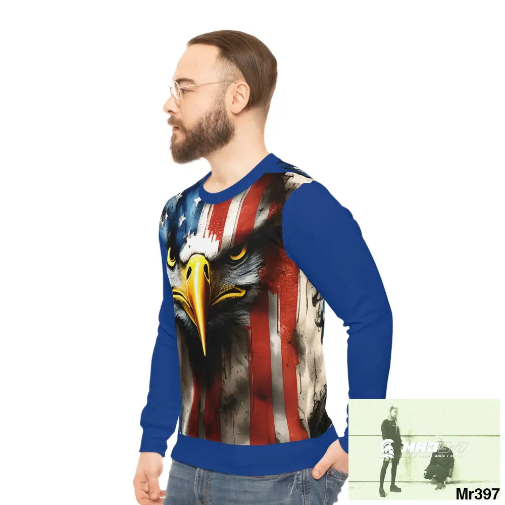 USA Eagle Lightweight Sweatshirt (AOP) All Over Prints