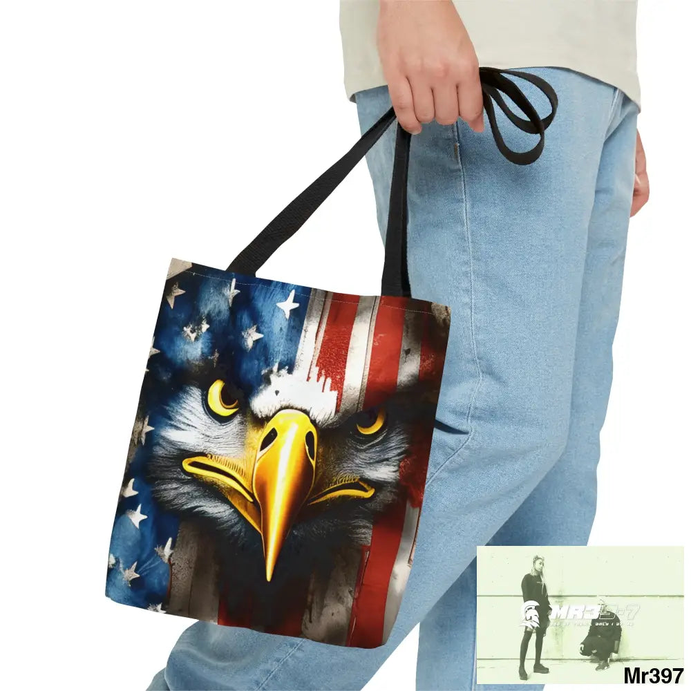 USA Eagle Tote Bag (AOP) Bags