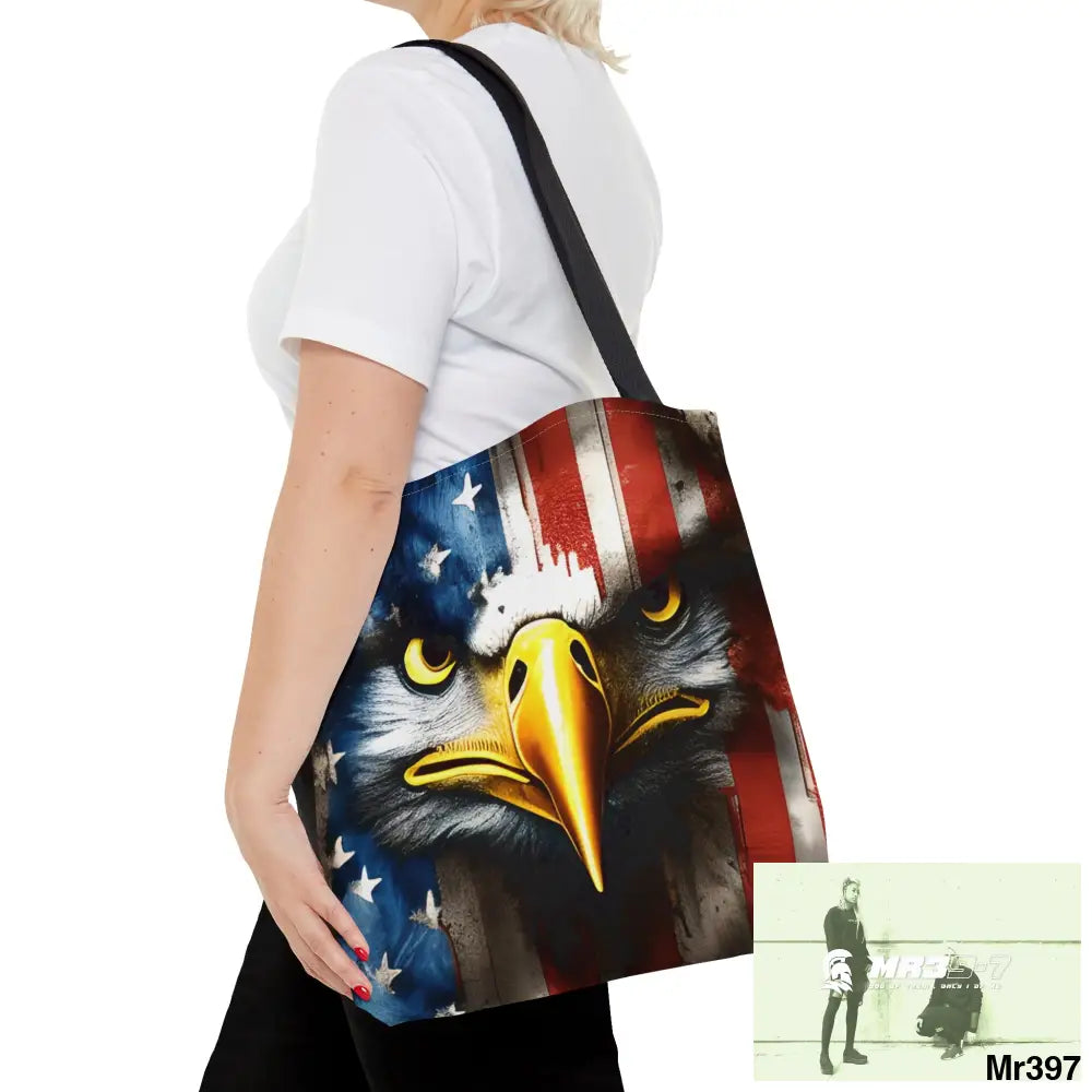 USA Eagle Tote Bag (AOP) Bags