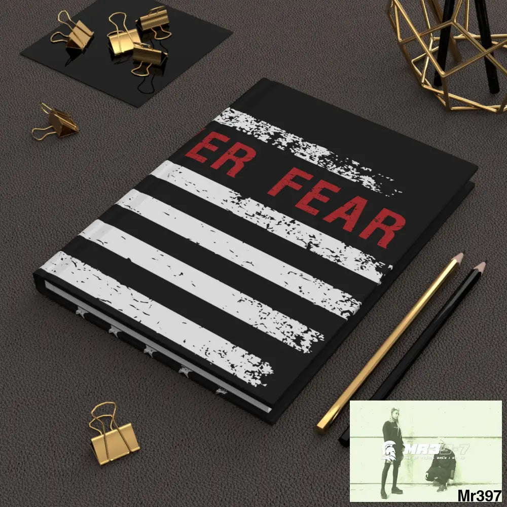 USA Faith over Fear Hardcover Journal Matte Journal Paper products
