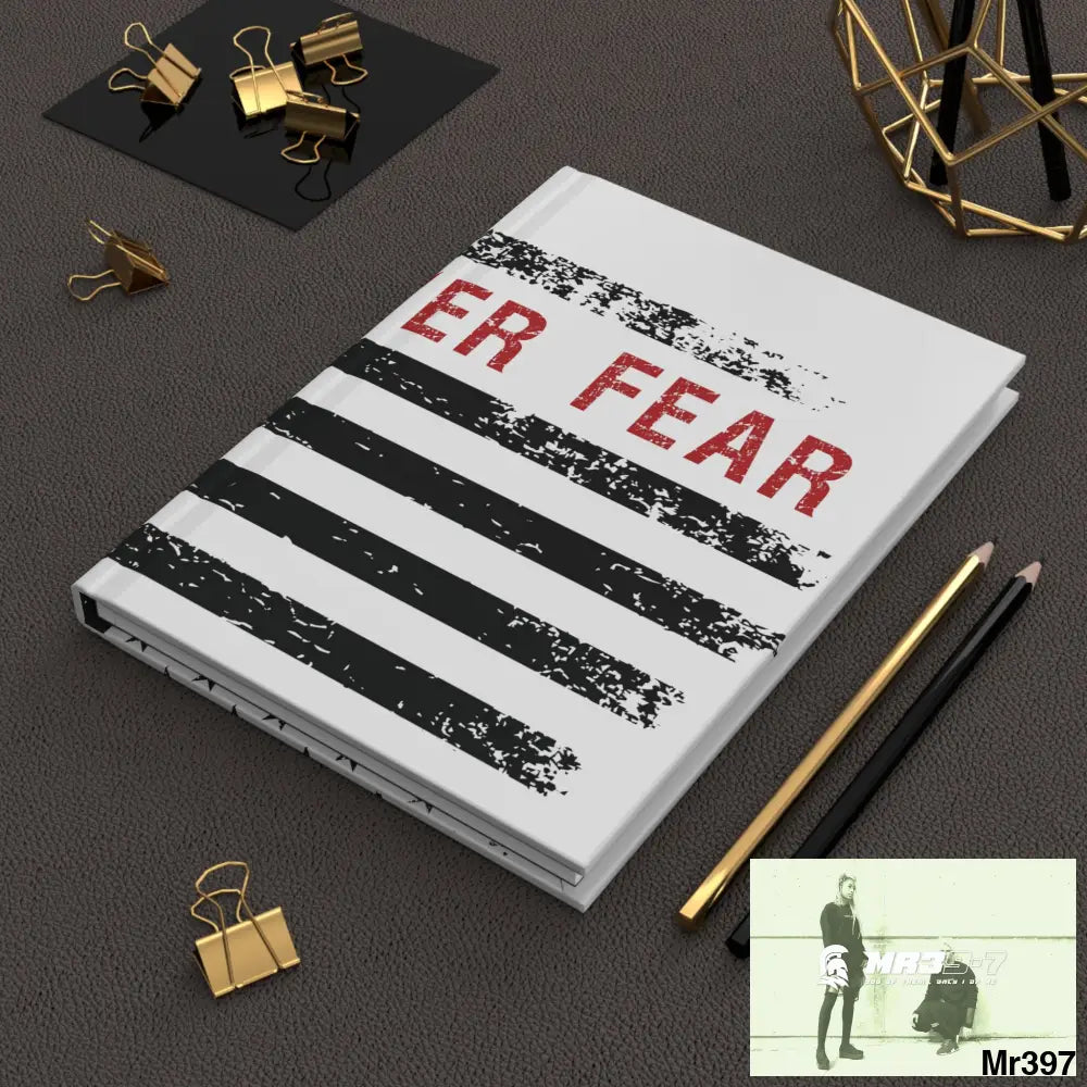 USA Faith over Fear Hardcover Journal Matte Journal Paper products
