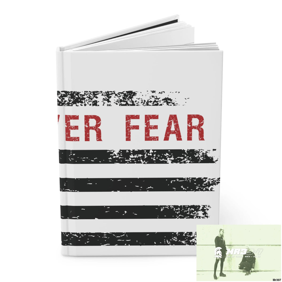 USA Faith over Fear Hardcover Journal Matte Journal Paper products