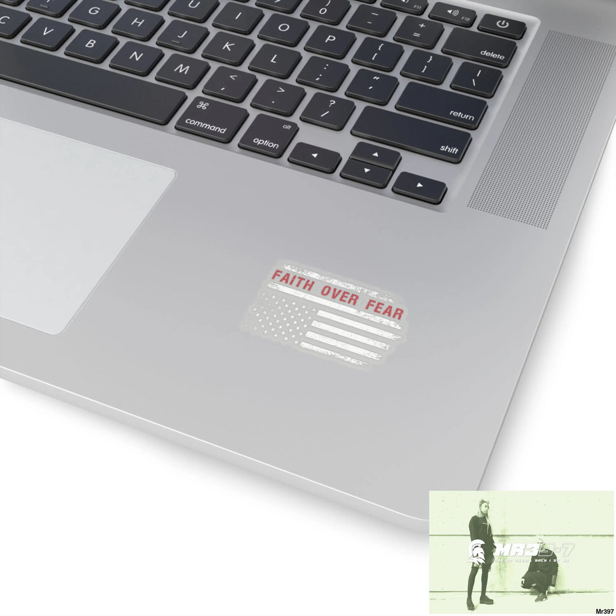 USA Faith over Fear Kiss-Cut Stickers Paper products