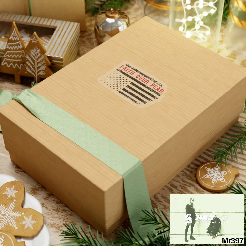 USA Faith over Fear Kiss-Cut Stickers Paper products