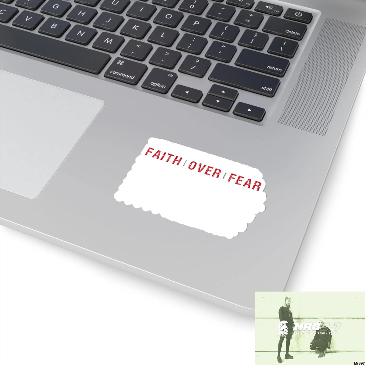 USA Faith over Fear Kiss-Cut Stickers Paper products