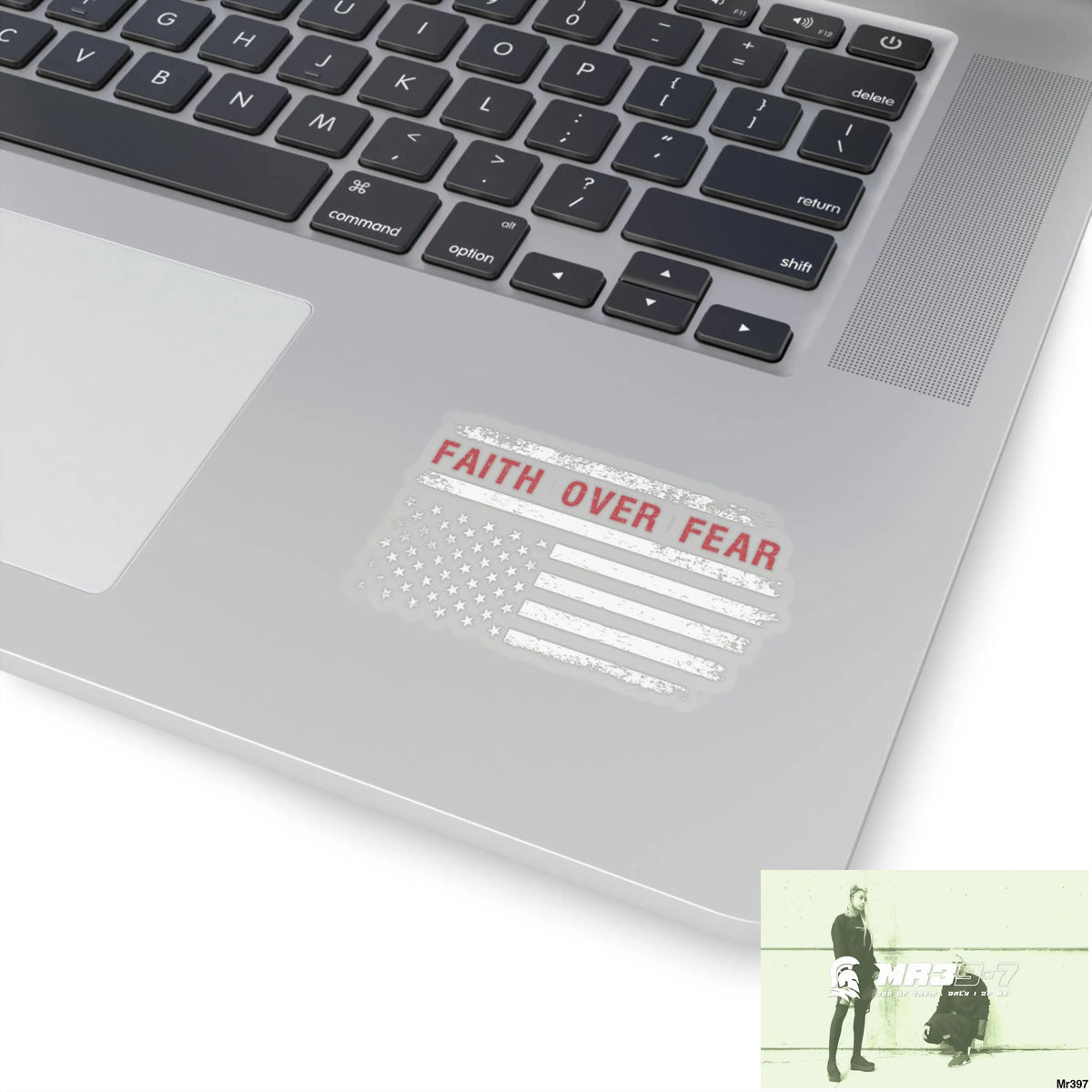 USA Faith over Fear Kiss-Cut Stickers Paper products