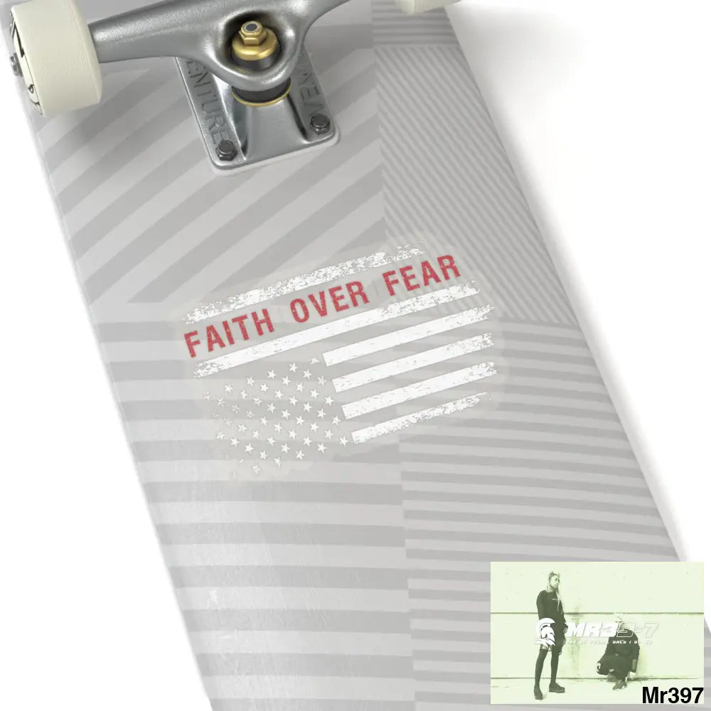 USA Faith over Fear Kiss-Cut Stickers Paper products