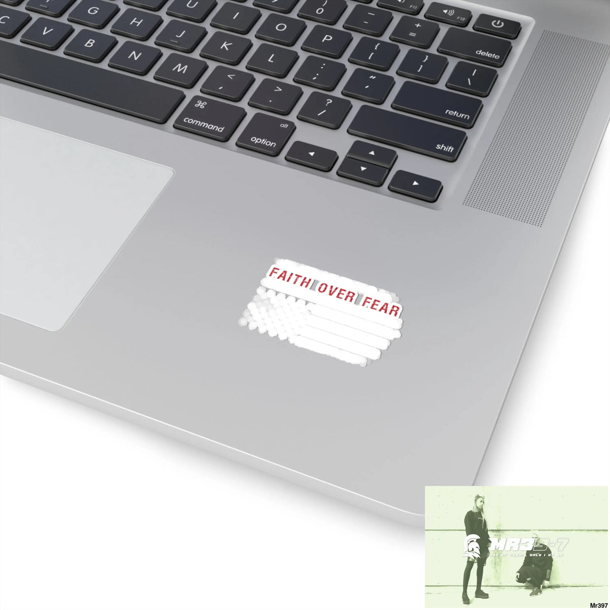 USA Faith over Fear Kiss-Cut Stickers Paper products