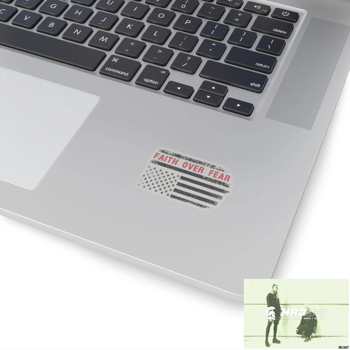USA Faith over Fear Kiss-Cut Stickers Paper products
