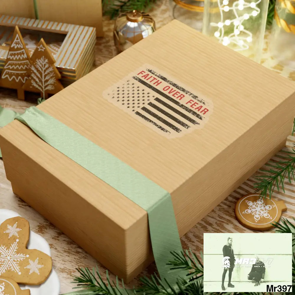 USA Faith over Fear Kiss-Cut Stickers Paper products