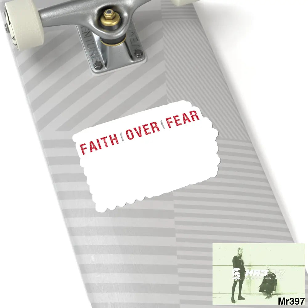 USA Faith over Fear Kiss-Cut Stickers Paper products